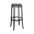 Stapelbarer Barhocker Charles Ghost plastikmaterial grau 75 cm - Kartell