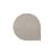 Tappeto Stilla tessuto beige / 160 x 130 cm - Tappezzato a mano - AYTM