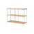 Étagère Alima NDS5 chêne / L 123 x P 38 cm x H 95 cm - &tradition