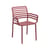 Fauteuil empilable Doga rouge - NARDI