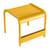 Tavolino d'appoggio Luxembourg metallo giallo / Tavolo d'appoggio - L 42 cm - Fermob