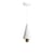 Pendelleuchte Cherry Small metall weiß / LED - Ø 16 x H 38 cm - Petite Friture