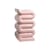 Table d'appoint Whip rose / 34 x 34 x H 62 cm - & klevering