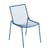Chaise empilable Rio R50 métal bleu - Emu