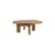 Farmhouse Pond Coffee table natural wood / 78 x 93.6 cm x H 37 cm - Frama 