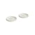 Dessertteller Barro keramik weiß / Ø 18 cm - 2er-Set - Hay