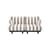 Divano da giardino a 2 posti Paletti Lounge tessuto marrone / L 190 cm - Fatboy