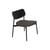 Poltrona bassa Fromme legno nero / Seduta tessuto - Petite Friture