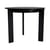 Chisel 20 Round table wood black / Ø 90 cm - 3 bases - Hay