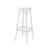 Sgabello alto A.I. LIGHT materiale plastico bianco / H 75 cm - Progettato da una intelligenza artificiale / Riciclato - Kartell