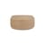 Sitzkissen Bulky textil beige / Halbrund - 95 x 95 cm - Ethnicraft