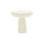 Table d'appoint Olo Colours - Bois laqué bois blanc / Ø 50 x H 47 cm - Mogg
