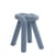 Tabouret rembourré Bold tissu bleu - Moustache