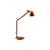 Lampe de bureau Tolomeo Micro métal orange / 1987 - Artemide