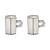 Tazzina da caffè Carte Blanche ceramica bianco / Tazza Espresso doppia - Serax
