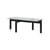 Couchtisch Kob glas schwarz / 105 x 55 x H 40,5 cm - NOO.MA