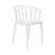 Fauteuil empilable Venice plastique blanc - Kartell