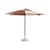 Terrazza - Hexagon Parasol textile red / Ø 300 cm - Hay