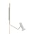 Applique avec prise Wally métal beige / H 58 cm - Orientable - HÜBSCH