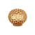 Mini Planet LED Wireless rechargeable lamp plastic material yellow / LED - Ø 16 x H 14 cm / Dimmer - Kartell