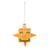 Alessi Cubik Penguin – Decorazione Natalizia Quadrata In Acciaio Colorato, Design Jori & Giacon, Pinguino Multicolore Per Albero O Centrotavola, Regalo Di Natale Originale