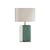 Lampada da tavolo Bourbon tessuto legno verde / H 49 cm - RED Edition