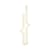 Lampadaire Déviation Double by Axel Chay métal beige / H 170 cm - Exclusivité - Axel Chay
