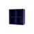 Rangement mural Show bois bleu / L 69,6 x P 30 x H 69,6 cm - MONTANA