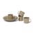 Servizio di piatti Yard Picnic metallo beige / Set 8 pezzi in metallo - Ferm Living