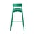 Fromme Stackable bar stool metal green / H 75 cm - Aluminium - Petite Friture
