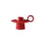 Bougeoir Momento JH39 céramique rouge / Jaime Hayon - Ø 11,8 x H 8,5 cm - &tradition