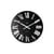 Horloge murale Firenze plastique noir / Achille et Pier Giacomo Castiglioni, 1965 - Alessi