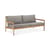 Canapé de jardin 2 places Jack Outdoor     / L 180 cm - Teck - Ethnicraft