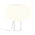 Lampe de table Buds 2 verre blanc / Ø 41 x H 42 cm - Foscarini