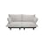 Divano da giardino a 2 posti Paletti Lounge tessuto beige / L 190 cm - Fatboy