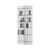 Bibliothèque Metrica Wall A / L 78 cm x P 13 cm x H 190 cm - Structure seule (étagères vendues séparément) - Mogg