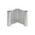 Pair Candelabra metal silver / H 11 cm - Muuto