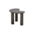 Luppa Coffee table brown natural wood / 53 x 36 x H 35 cm - Rubber wood - Bloomingville