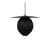 Suspension Satellite Medium métal noir / Matégot - Réédition 1953 - Gubi