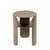 Table d'appoint Bebop métal beige / Ø 35 x H 45 cm - Fermob