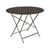Klapptisch Bistro metall braun / Ø 96 cm - 5 Personen / Sonnenschirmloch - Fermob