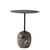 Guéridon Lato LN8 métal marbre marron noir / Marbre - Ø 40 x H 50 cm - &tradition
