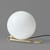 Lampe de table nh1217 métal verre or / Baladeuse - à poser ou suspendre - Artemide