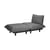 Lettino da sole Paletti tessuto grigio / L 100 x P 190 cm - Fatboy