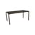 Calvi INDOOR Rectangular table composite material brown / 126 x 63 cm - Tray FENIX® - 2/4 people - Fermob