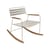 Rocking chair Surprising métal beige / teck - Fermob