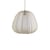 Sospensione Balloon Small tessuto grigio / Tessuto/reticolato traslucido - Ø 47 x H 40 cm - Bolia