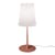 Birdie Easy Large Table lamp plastic material red / H 62 cm - Foscarini