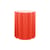 Tabouret Colonna plastique rouge / H 46 x Ø 34,5 cm - By Ettore Sottsass - Kartell