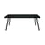 Tavolo rettangolare Luxembourg metallo nero / 207 x 100 cm - da 8 a 10 persone - Fermob